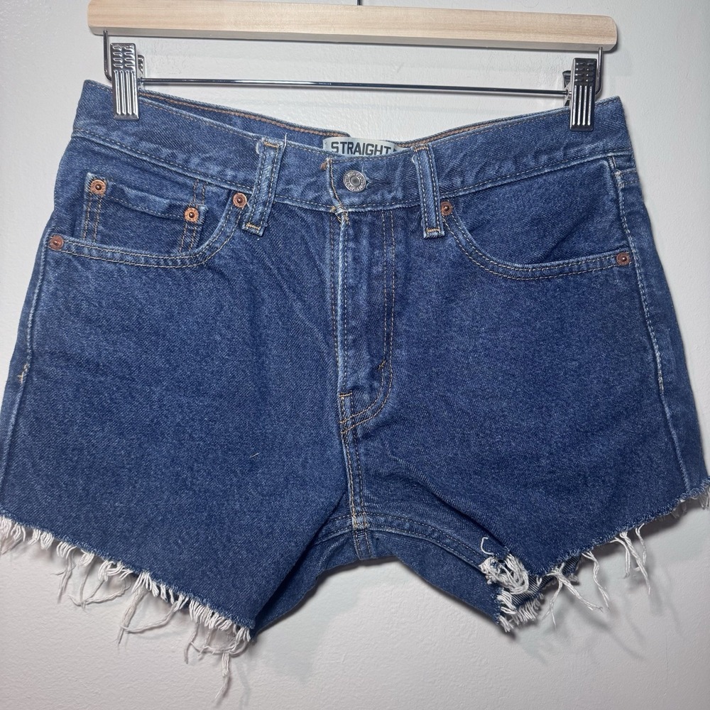 Levi's Women's Sexy Daisy Dukes Cut Off Denim Shorts distressed 29